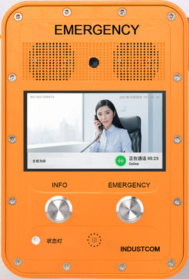 주문 비상 SOS 전화 비디오 도어 폰 산업용 인터콤 시스템 온라인 제조