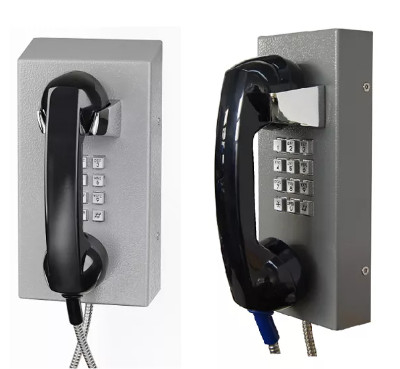 주문 실내 아날로그 PSTN 전화, 입원 환자 방문자 핫라인 반달 사람 저항하는 전화 온라인 제조