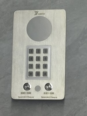 주문 SUS Ip54 청정실 전화 전원 공급 옵션 Poe 또는 Dc12v 온라인 제조