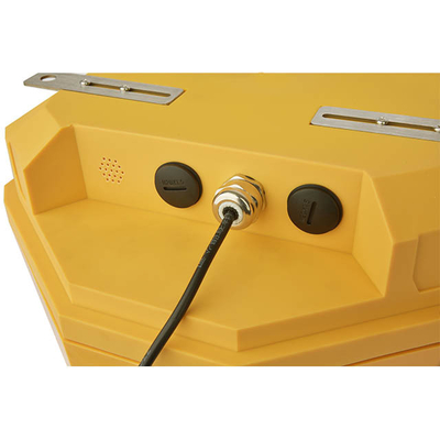 주문 ABS PC 핸드셋 산업 통신 장치 IP67 침입 보호 및 DC 12V / AC 220V 하우스 재료 온라인 제조