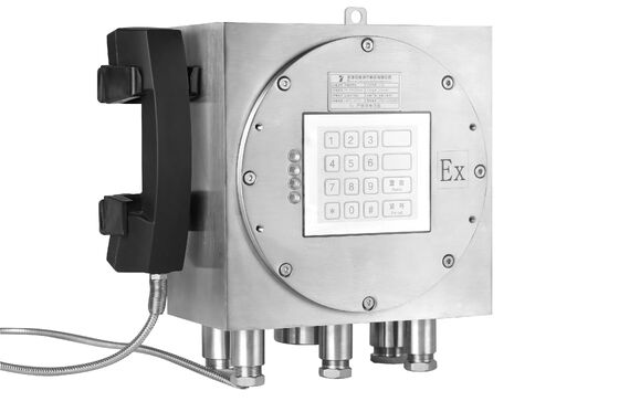 주문 30W 내장 증폭기와 IP66 보호 등급을 갖춘 스테인리스 스틸 폭발 방지 산업 전화기 온라인 제조