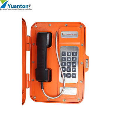 전체 키보드 다이얼 산업용 VoIP 전화기 실행 표시기와 둘레 모니터링
