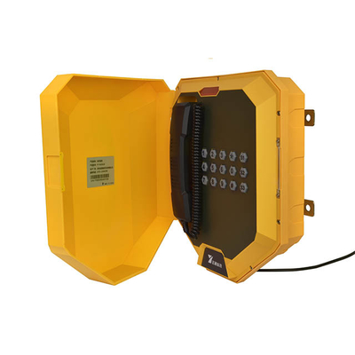 IP68 먼지 방지 산업 기상 방지 전화기 12V 전압 및 선택용 핸드셋