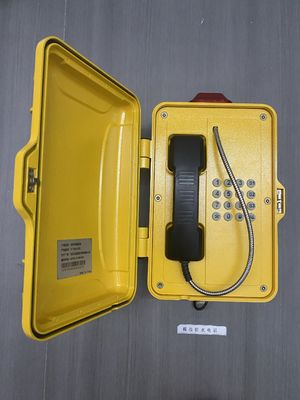 IP68 아날로그 산업성 기상 방지성 VoIP 야외 전화기 장착 증폭기 최대 30W 및 옵션 POE